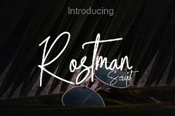 Rostman font