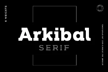 Arkibal Serif font