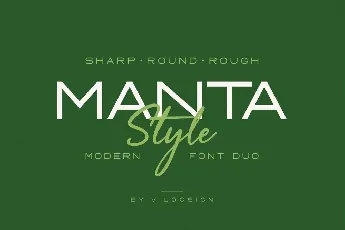 Manta Style font