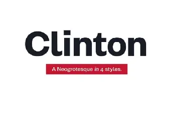 Clinton font