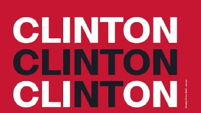 Clinton font