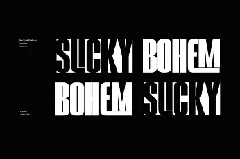 Slicky Bohem font