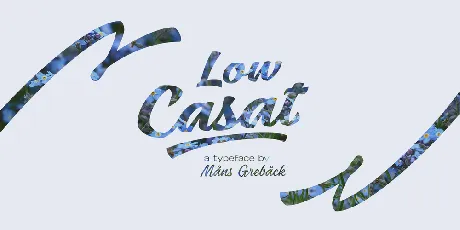 Low Casat font