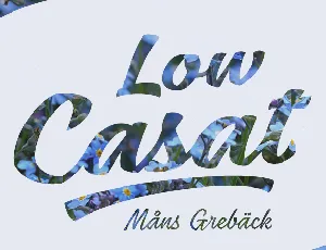 Low Casat font