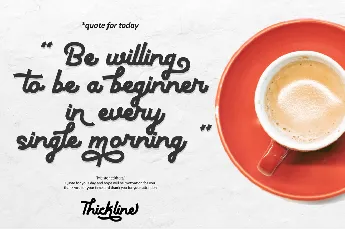 Thickline font