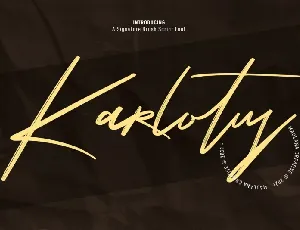 Karlotus font