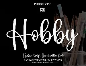 Hobby Typeface font