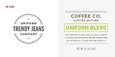 Uniform Pro Family font