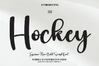 Hockey font