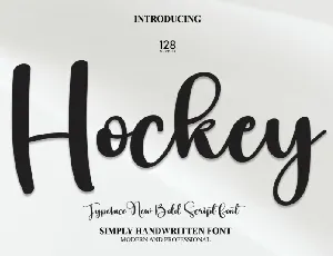 Hockey font