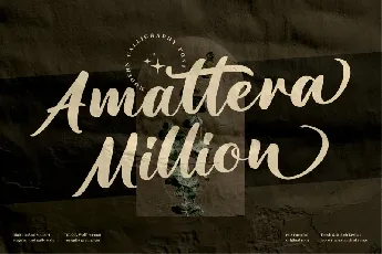 Amattera Million font