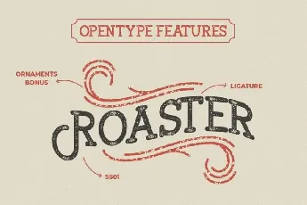 Broster Display font