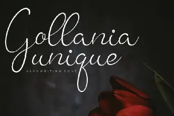 Gollania Handwritten font