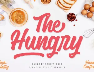 The Hungry font