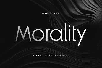 Morality font