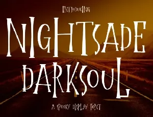 Nightsade Darksoul font