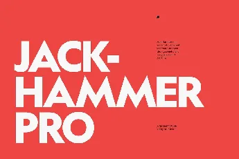 Jackhammer Pro font