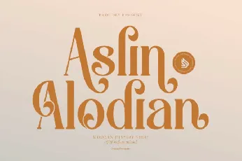 Aslin Alodian font