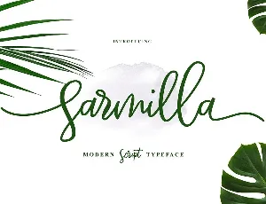 Sarmilla Script font