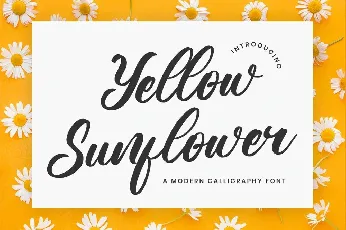 Yellow Sunflower font