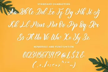 Yellow Sunflower font