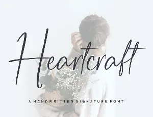 Heartcraft Demo font