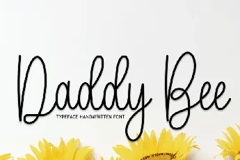 Daddy Bee Handwritten font