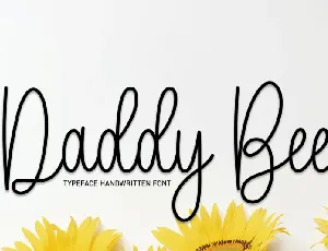 Daddy Bee Handwritten font
