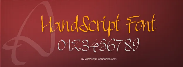 PW Handscript font