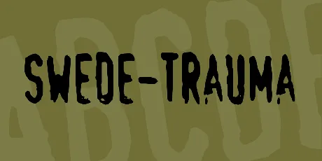 Swede-Trauma font