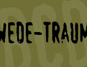 Swede-Trauma font