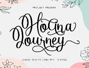 Holina Journey font