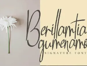 Berillamtia Handwritten font