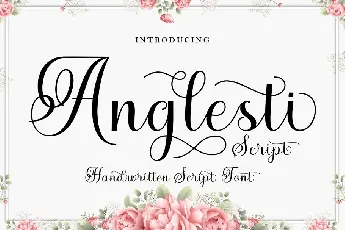 Anglesti Script font