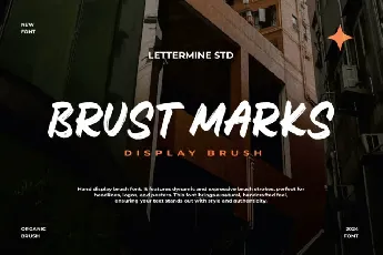 Brust Marks font