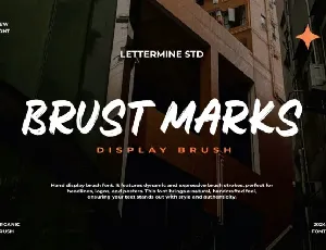 Brust Marks font