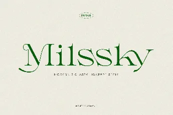 Milssky font