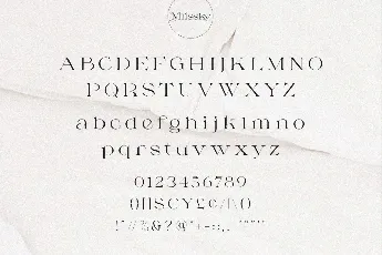 Milssky font