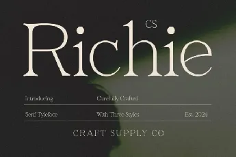 CS Richie font