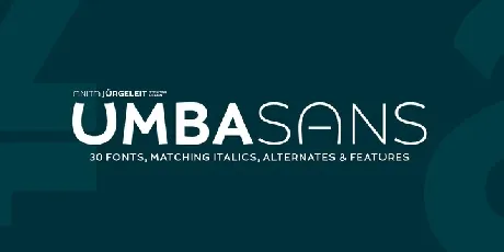 UMBA Sans Family font