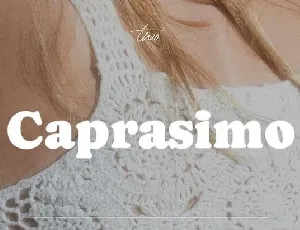 Caprasimo font