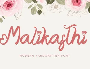 Malikasthi font