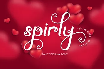 Spirly font