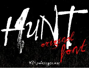 Vtks Hunt font