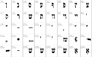 Yiddishkeit AlefAlefAlef font