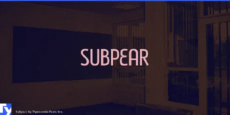 Subpear font