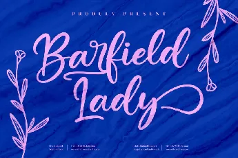 Barfield Lady font