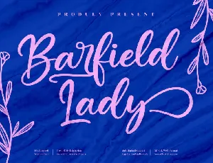 Barfield Lady font
