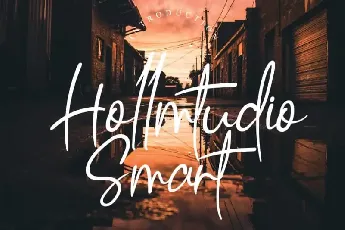 Hollmtudio Handwritten font