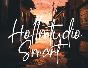 Hollmtudio Handwritten font